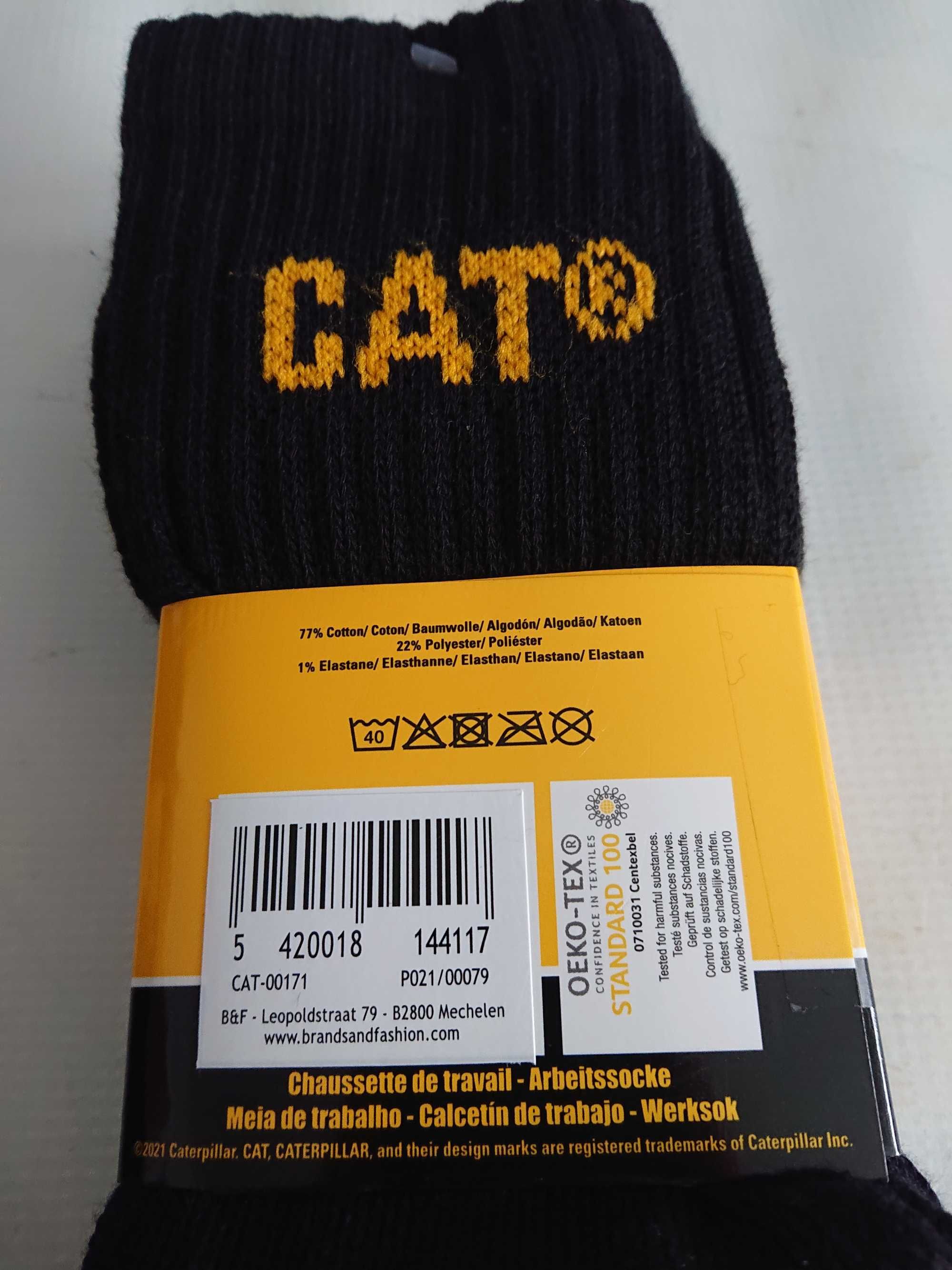 Skarpety CAT Caterpillar wysokie 10 paczek MOCNE 3 PAK roz. 39-42