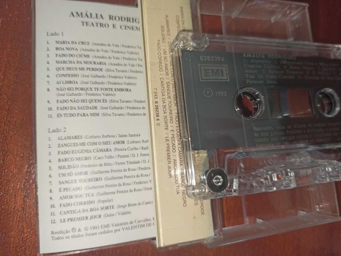 Cassete de música "Amália 50 anos" - 1993