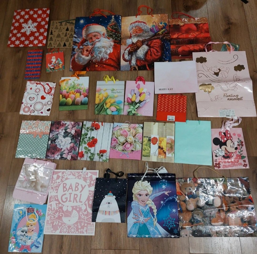 27 sztuk torebki prezentowe różne