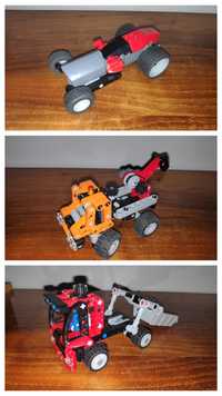 LEGO 8065 ciężarówka / 9390 holownik / 8492 hot rod dragster