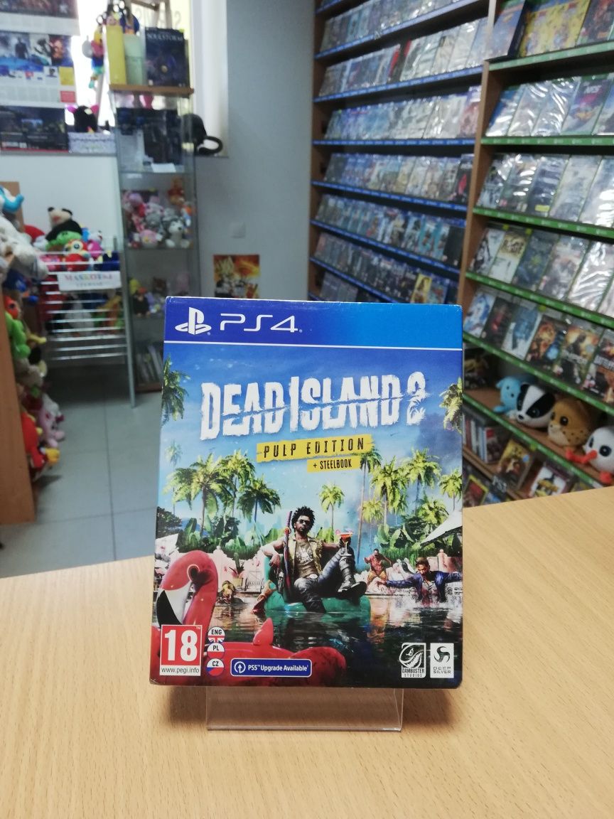 PS4 PS5 Dead Island 2 Pulp Edition + Steelbook PL Nowa Playstation 4