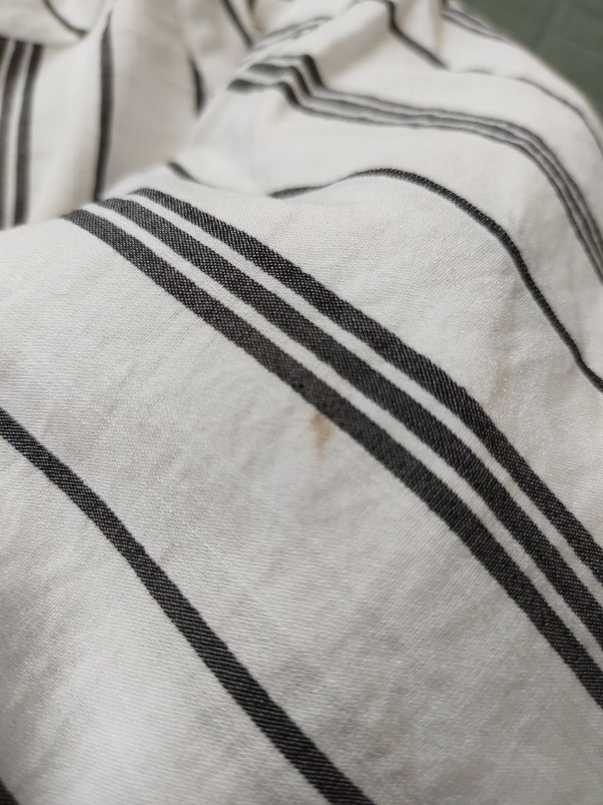 Primark długa koszula asymetryczna w paski damska