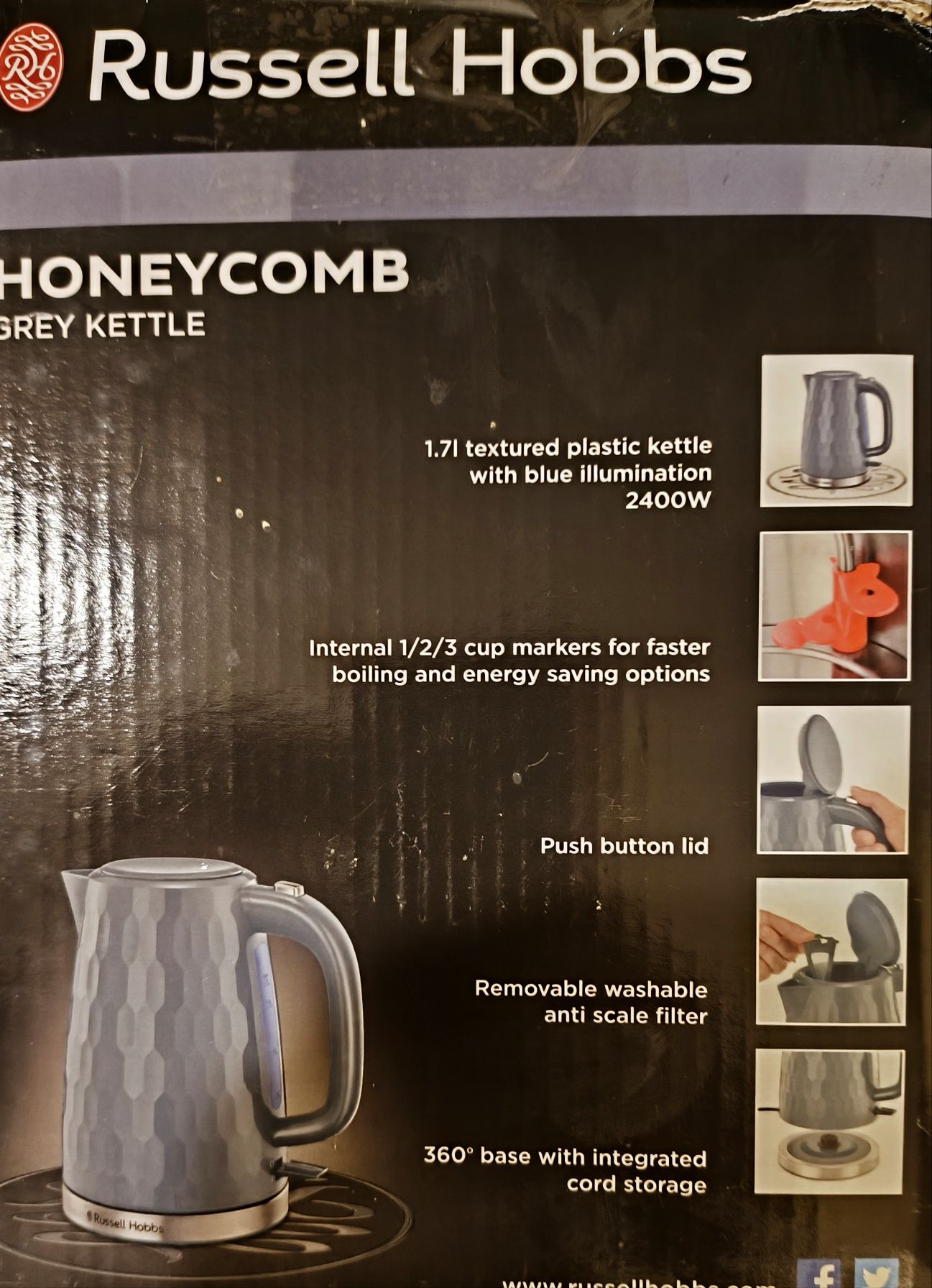 Russell Hobbs Honeycomb  1,7l 2400W