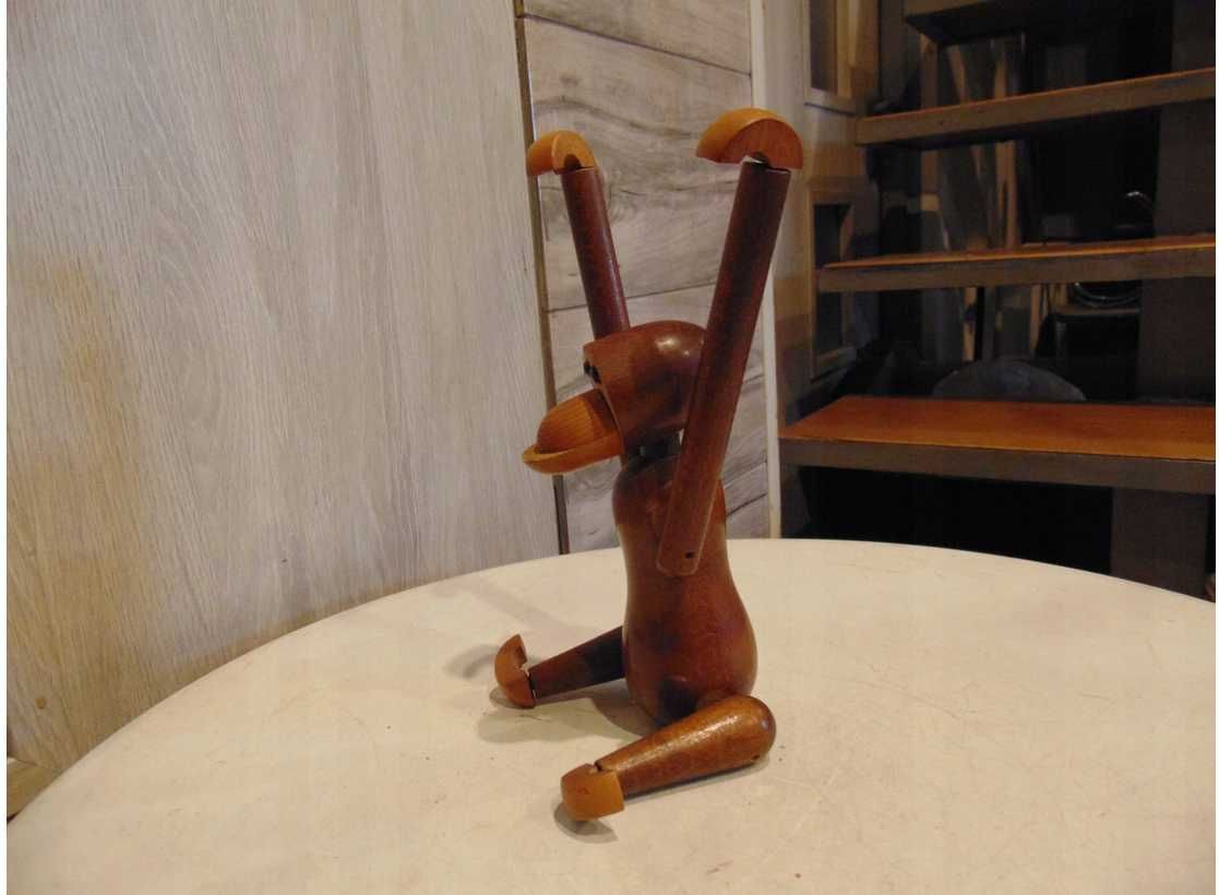 Drewniana małpka Kay Bojesen,vintage z lat 50-60