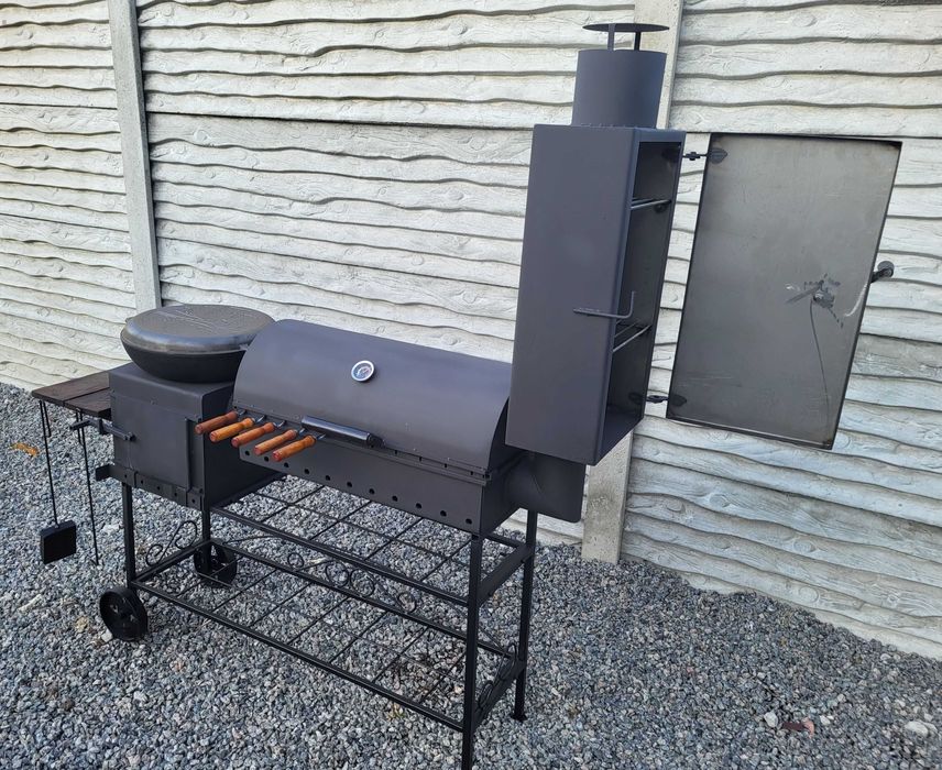 5мм! От завода/Усилен/ Мангал Смокер Коптильня Барбекю Печь для казана