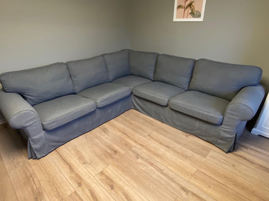 Sprzedam narożnik IKEA EKTORP – szary, wygodny i zadbany!