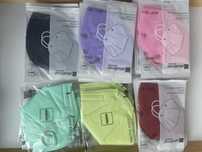 Kit 5 mascaras coloridas (KN95 e FFP2nr)