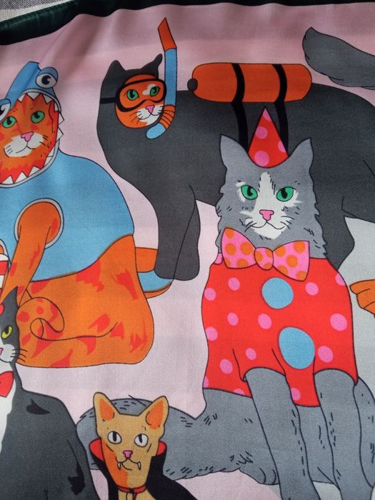 Хустка оригінальна з котиками