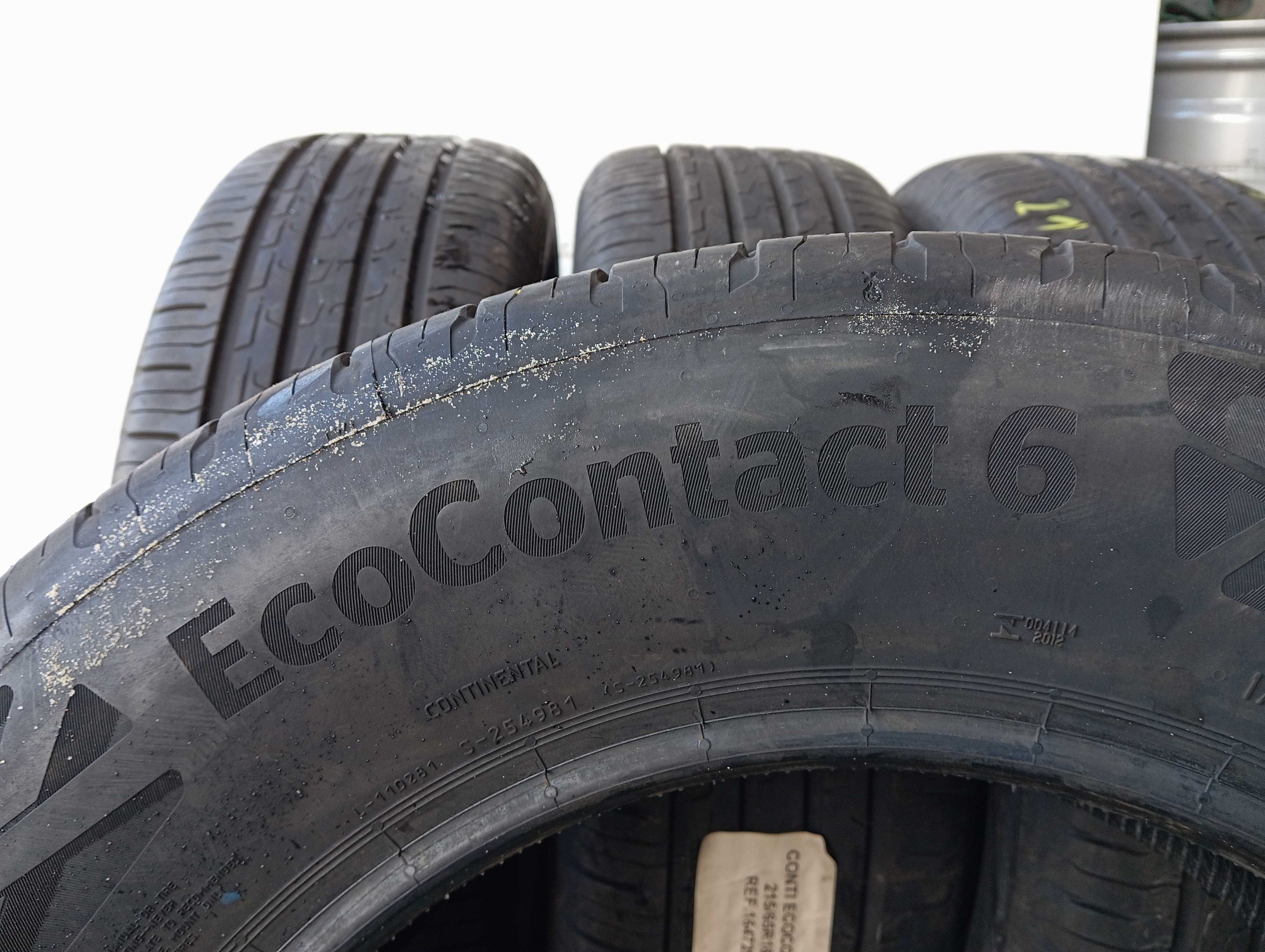 4x 215/65 R16 98H Continental Eco Contact 6 2021r 6,3mm Demo