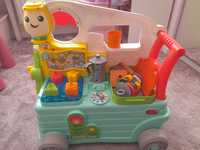 Wesoly kamper fisher price, pchacz, chodzenie 10m+