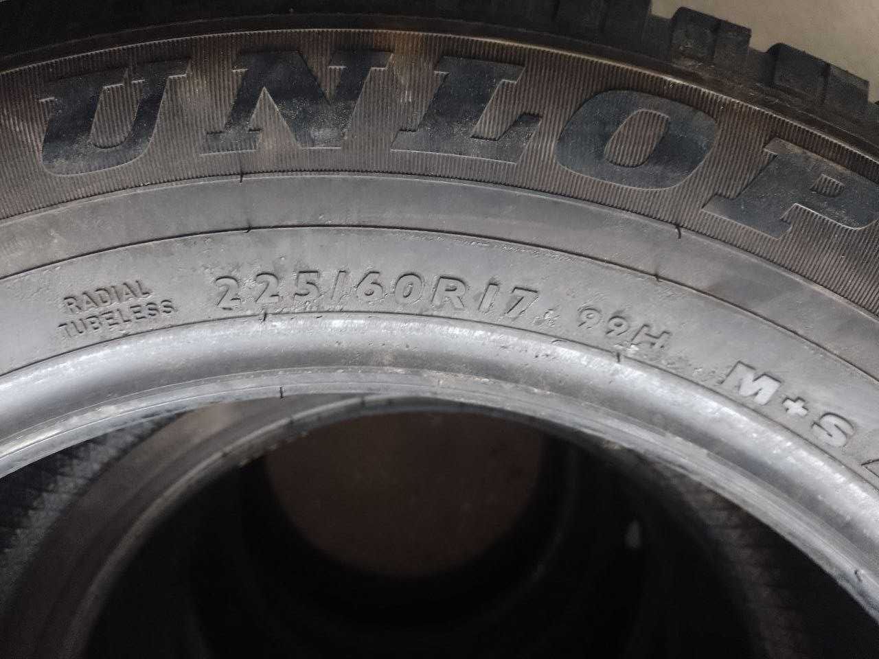 Dunlop sp wintersport 3d 225/60R17 2014 рік залишок протектора 5.5мм