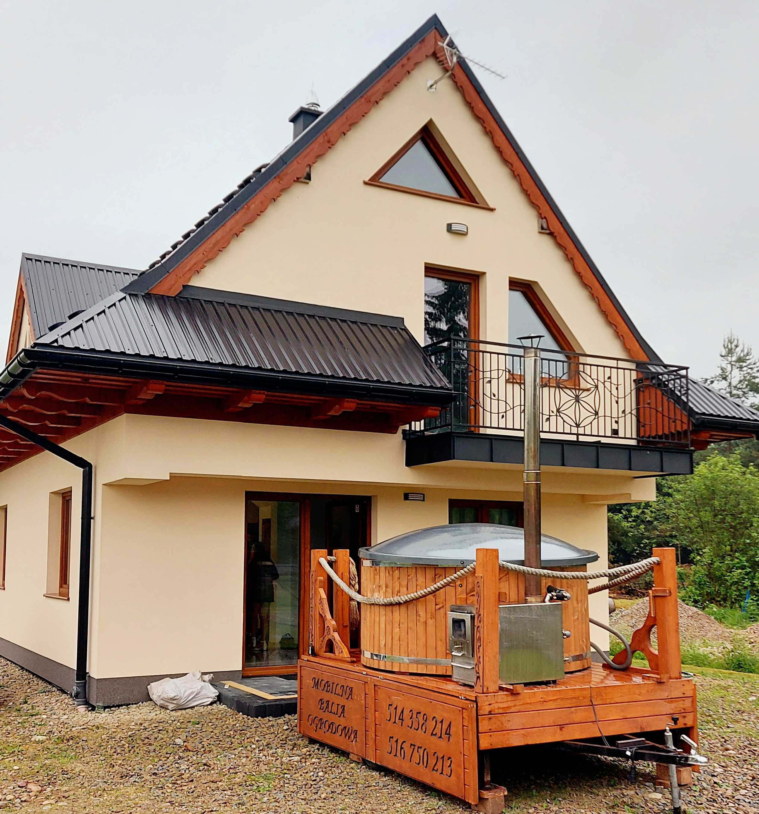 Luksusowy dom na wyłączność w górach nad jeziorem Czorsztyńskim