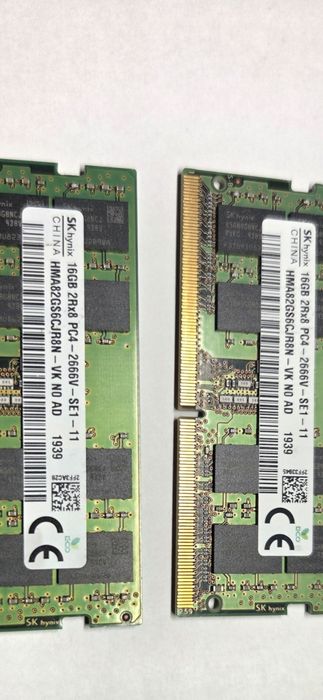 Pamięć RAM DDR4 SK hynix HMA82GS6CJR8N 32GB ( 2 x 16GB ) (ze zdjecia)