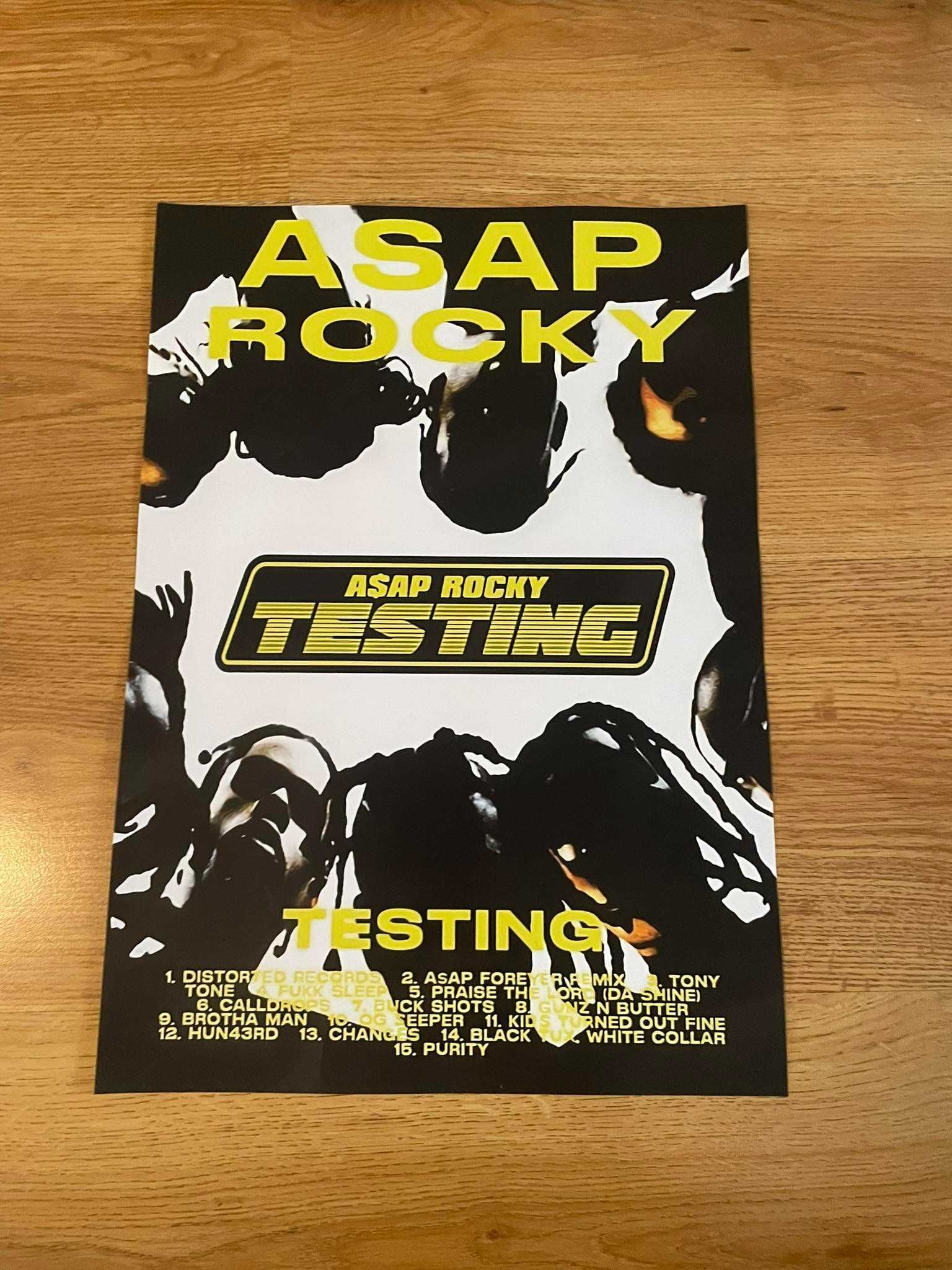 Plakat ASAP Rocky - testing