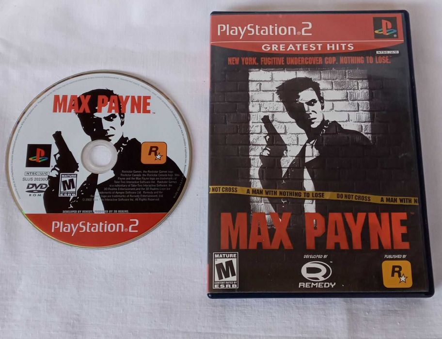 Диск с игрой Max Payne для сони 2