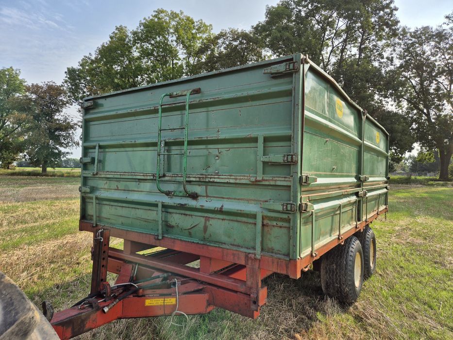 Przyczepa tandem 11 ton 3 strony