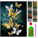 Haft diamentowy 5D 30x40cm mozaika zestaw motyle koraliki motyl obraz