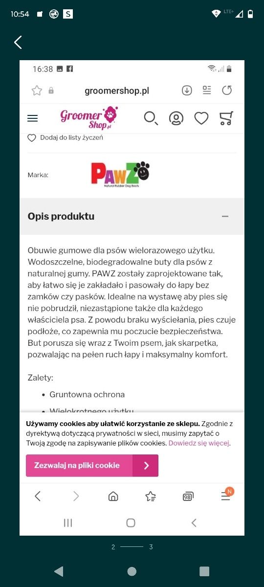 Buciki dla małego psa 4szt za 10zł