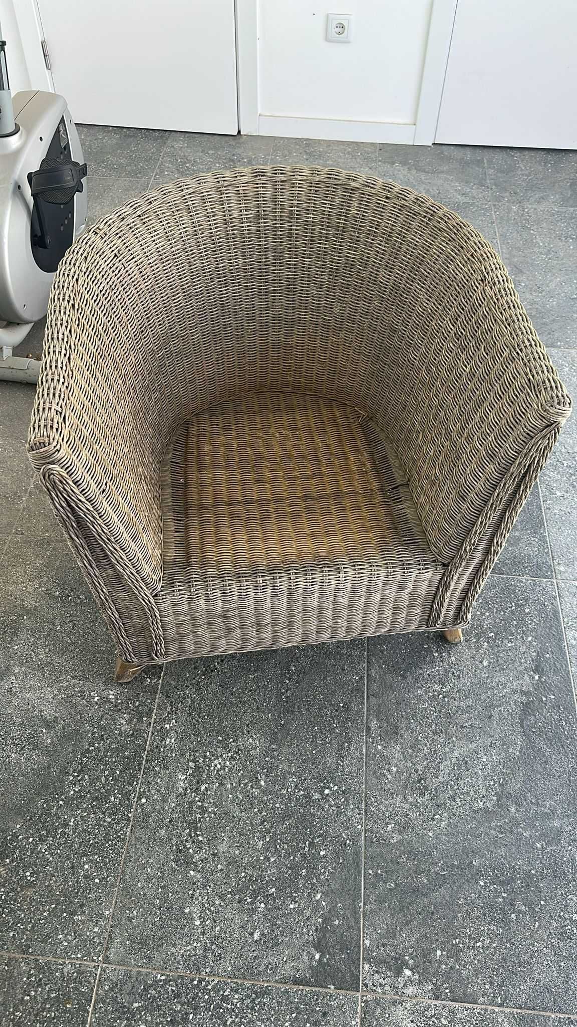 Conjunto de jardim em verga