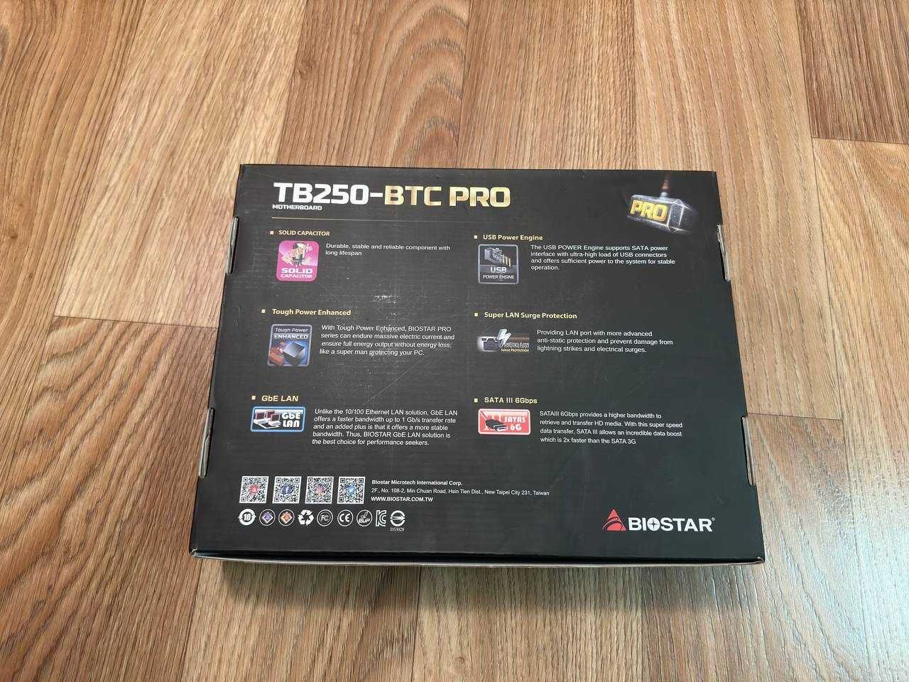 Материнська плата Biostar TB250 BTC PRO