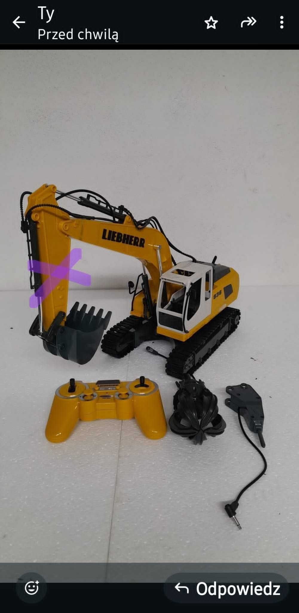 Zdalnie sterowana koparka Jamara Liebherr R 936
