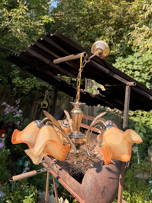 Люстра на 3 плафони и на 5 плафонов