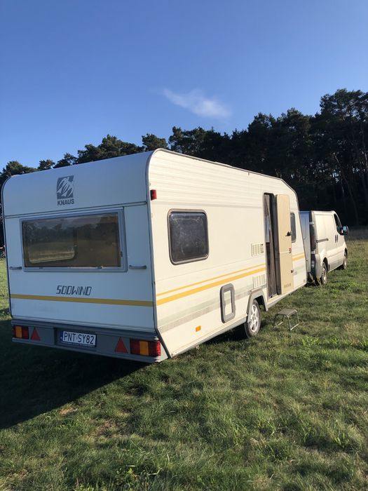Przyczepa campingowa Knaus Sudwind 500 dmc 1100kg przedsionek Isabella