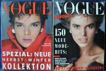 Vogue magazyny mody z 1984 i 1985