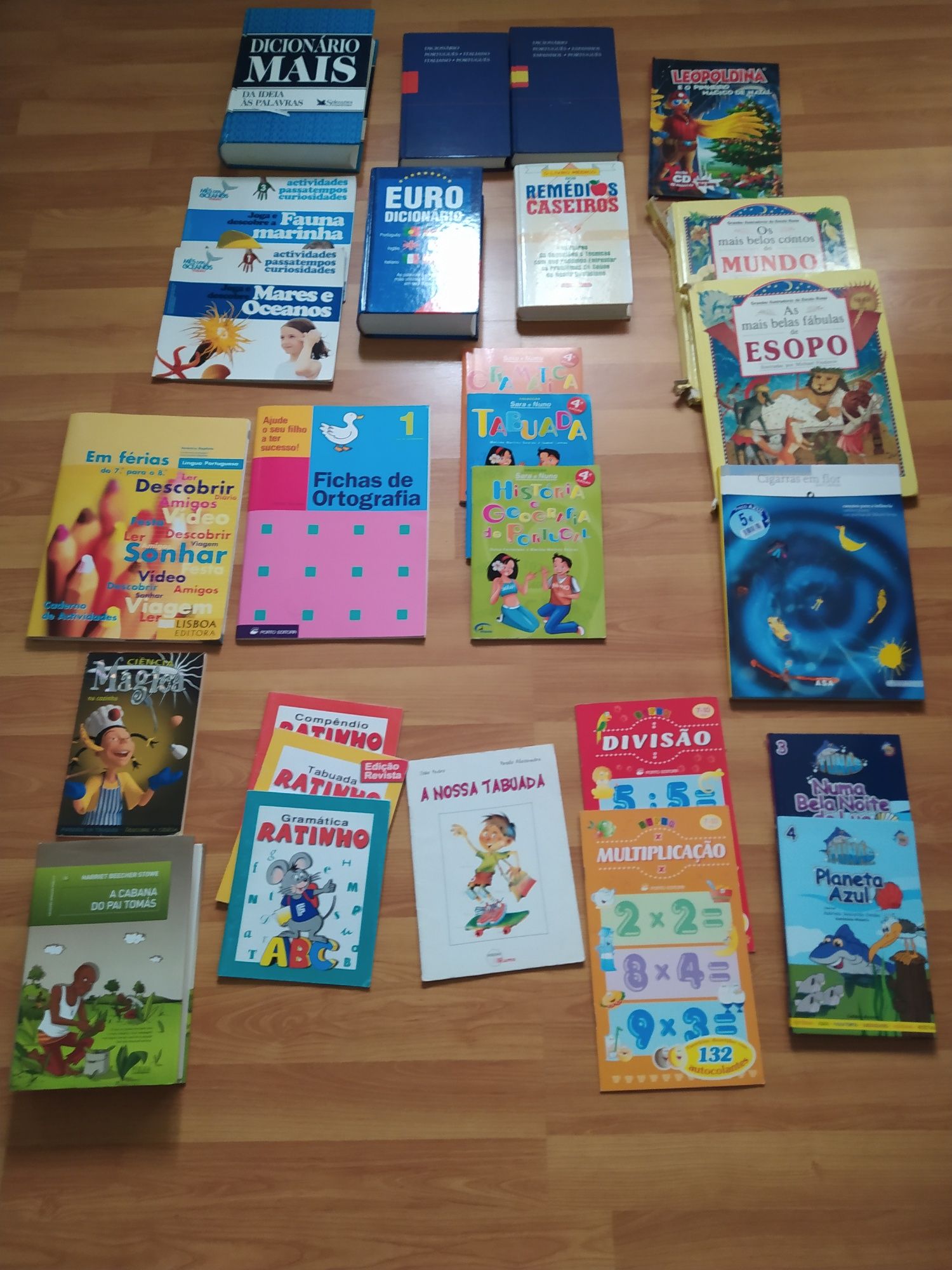 Livros vários crianças e coleções completas