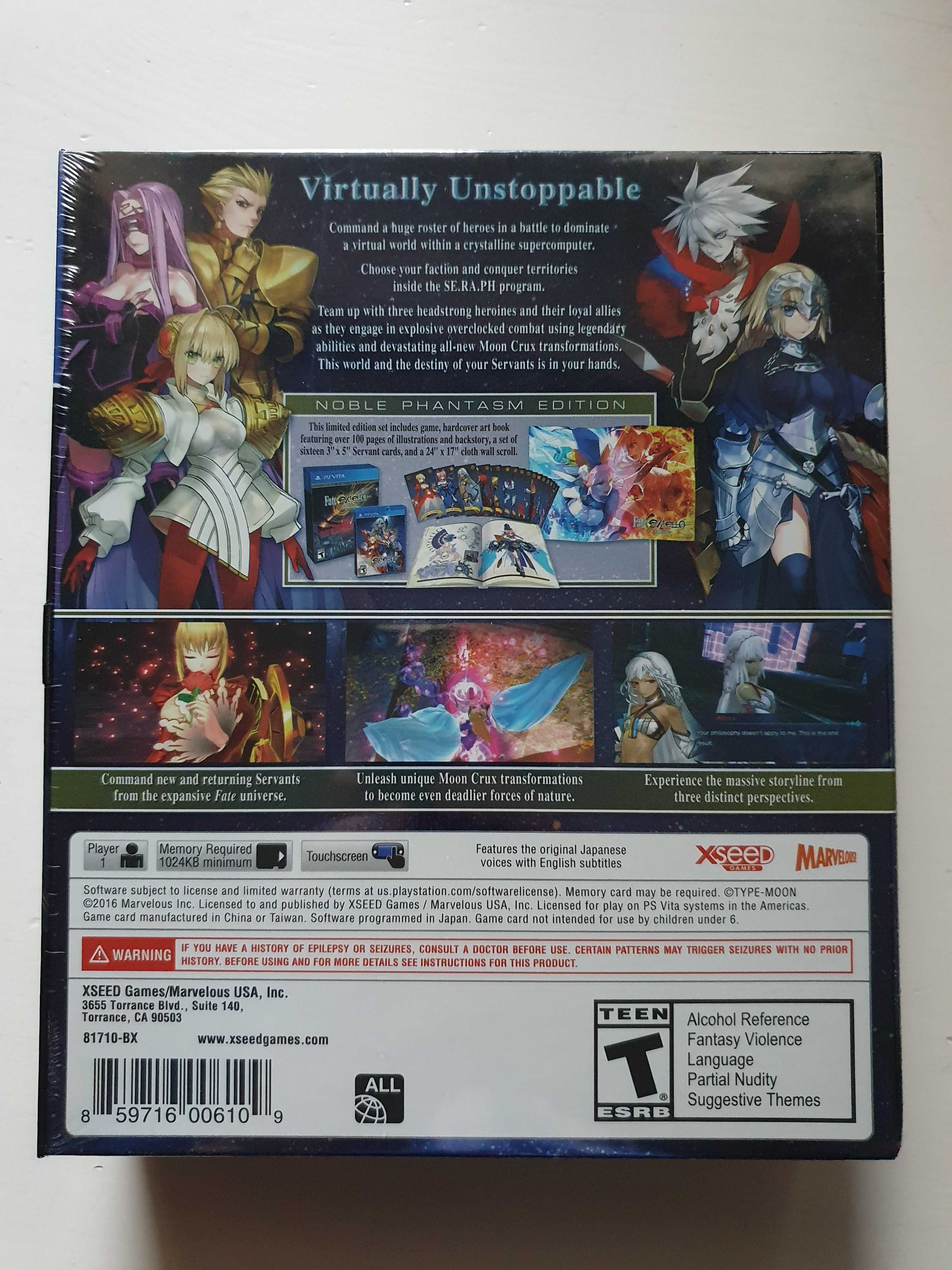 Fate Extella Umbral Star - Noble Phantasm Edition PS Vita