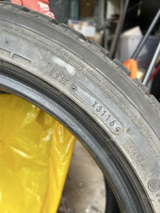 4 opony zimowe runflat 18” 245/45 100V Falken