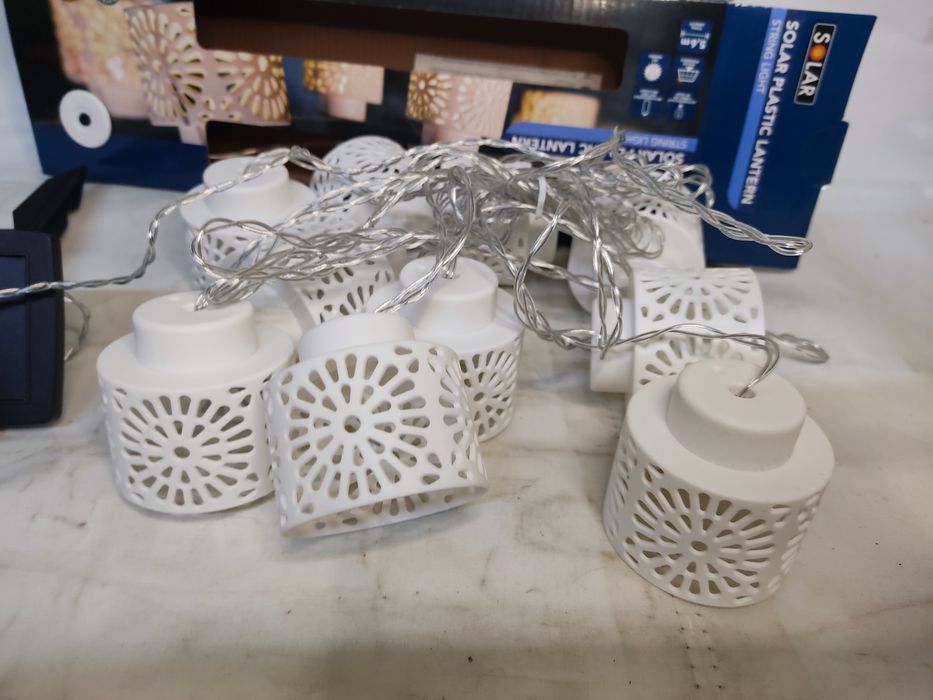 Solarna Girlanda Led Solar 5,6m Altanka Camping Namiot Łańcuch Lampki