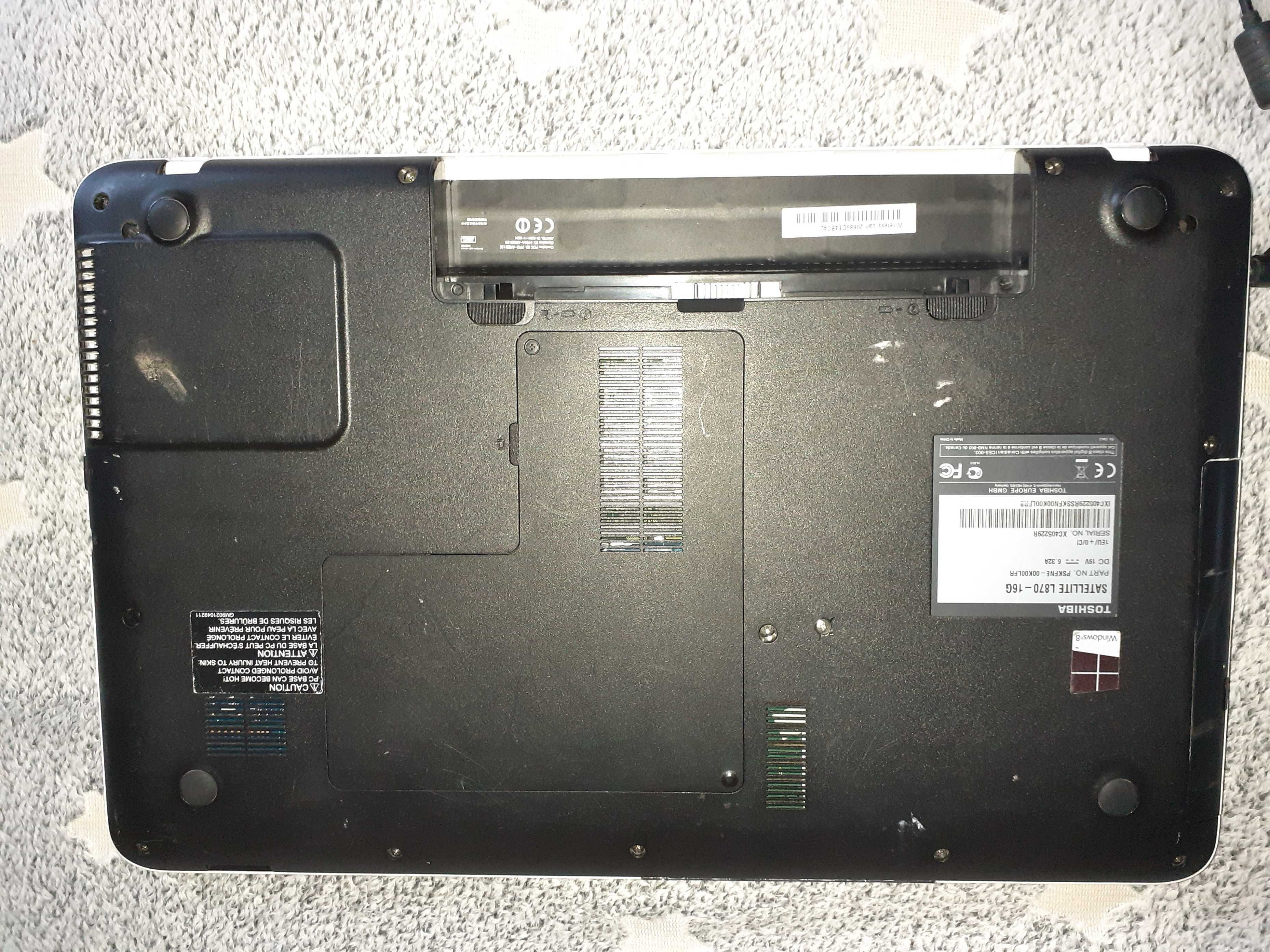 Toshiba Satellite L870-16G  Intel Core i5 Ekran: 17,3"