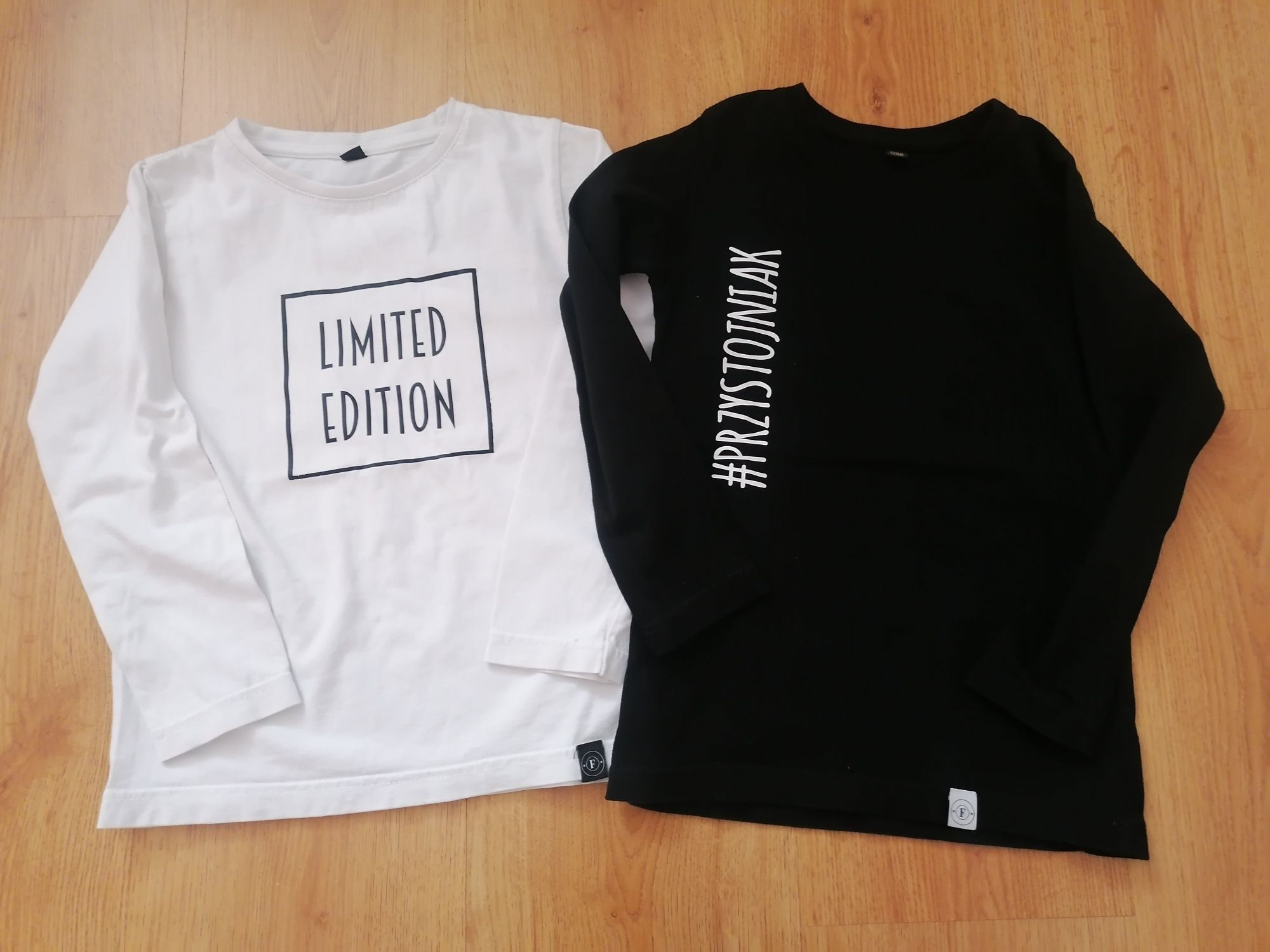 Koszulki zestaw długi rękaw bluzki chłopięce 110 116 H&M Reserved Miko