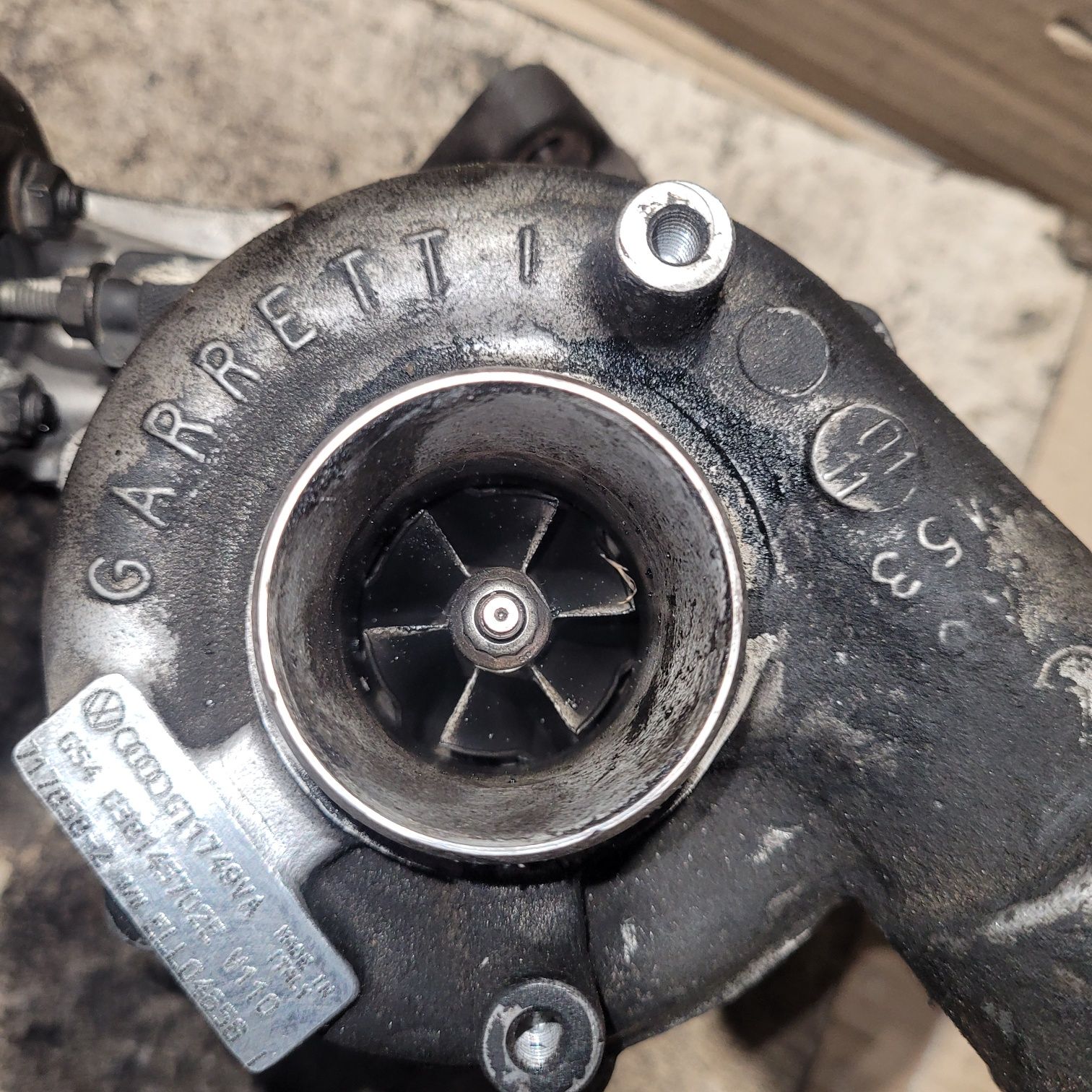 Turbosprężarka Garrett vw passat b5 LIFT audi 1.9TDI 130KM uszkodzona