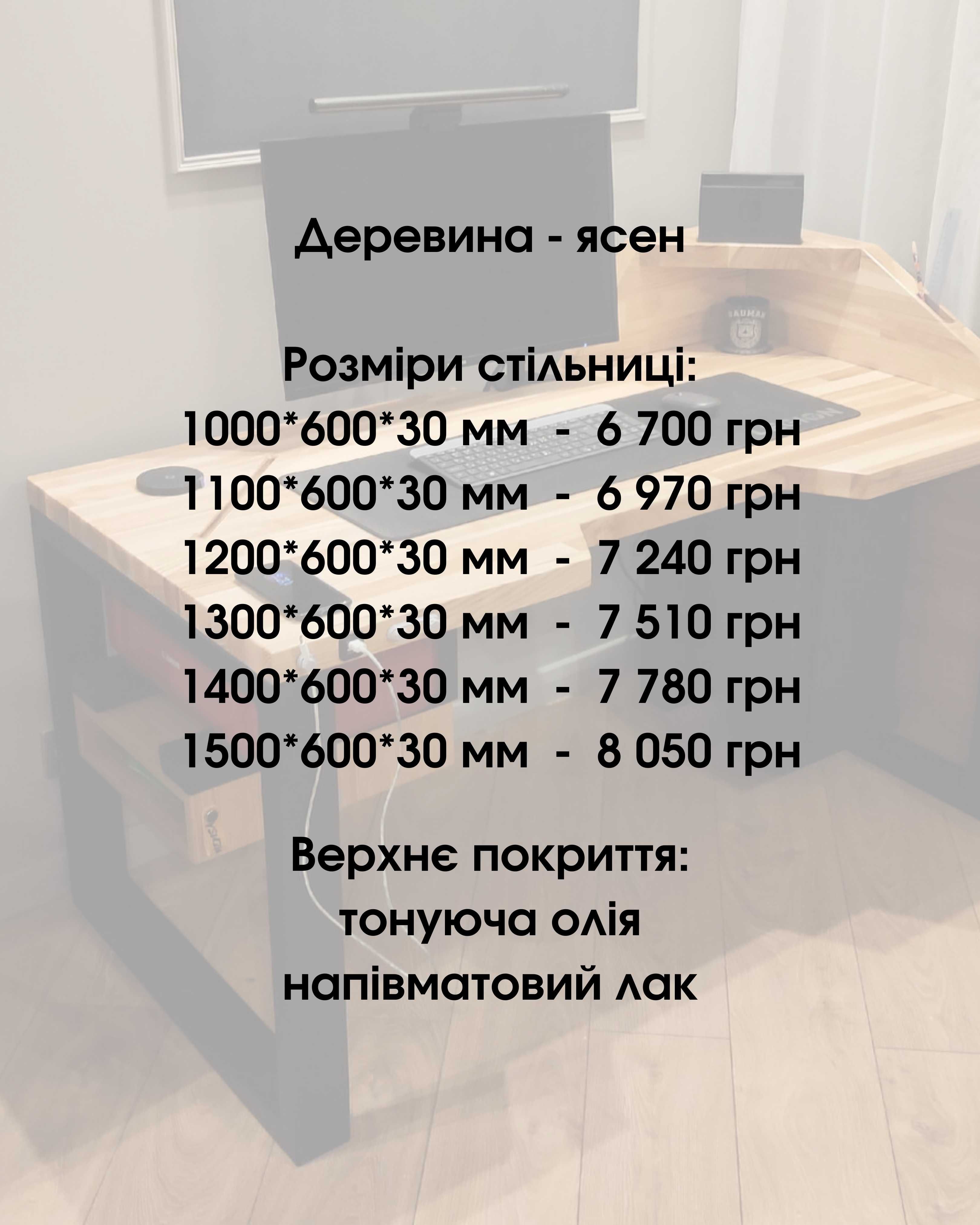 Столешницы для Компьютерного Стола из Дерева!