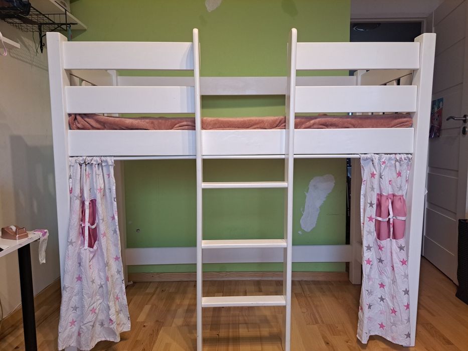 Łóżko piętrowe, łóżko na antresoli 169 x 89