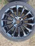 Felgi+opony letnie 18' czarne 5x112 Mercedes