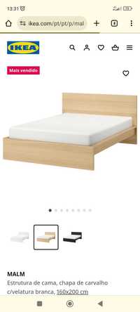 Cama Malm IKEA 160x200