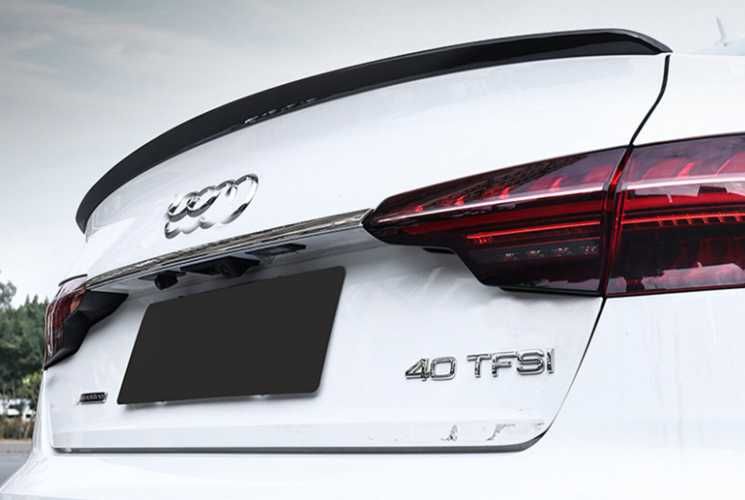 Spoiler Lotka Dokładka AUDI A4 B8 B8.5 CZARNY POŁYSK