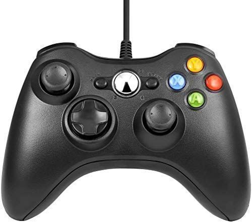 Kontroler przewodowy Diswoe Xbox 360 Gamepad do PC/Xbox 360