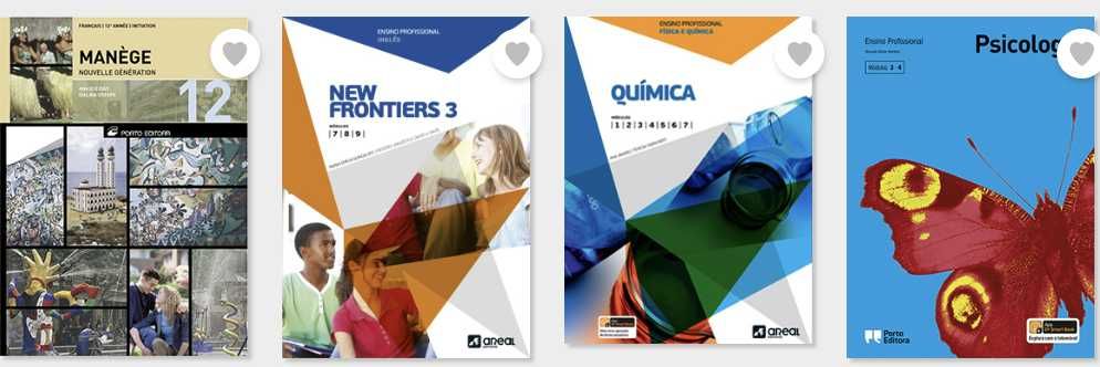 Dossiers de manuais dos cursos profissionais 12ºano