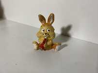 Królik króliczek figurka z gumy PRL