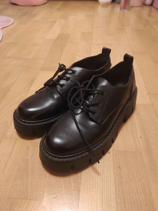 Buty Półbuty DeeZee HY24249-4 Czarny Loafersy