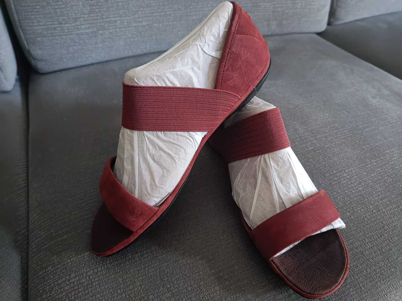 Buty Sandały CAMPER bordowe