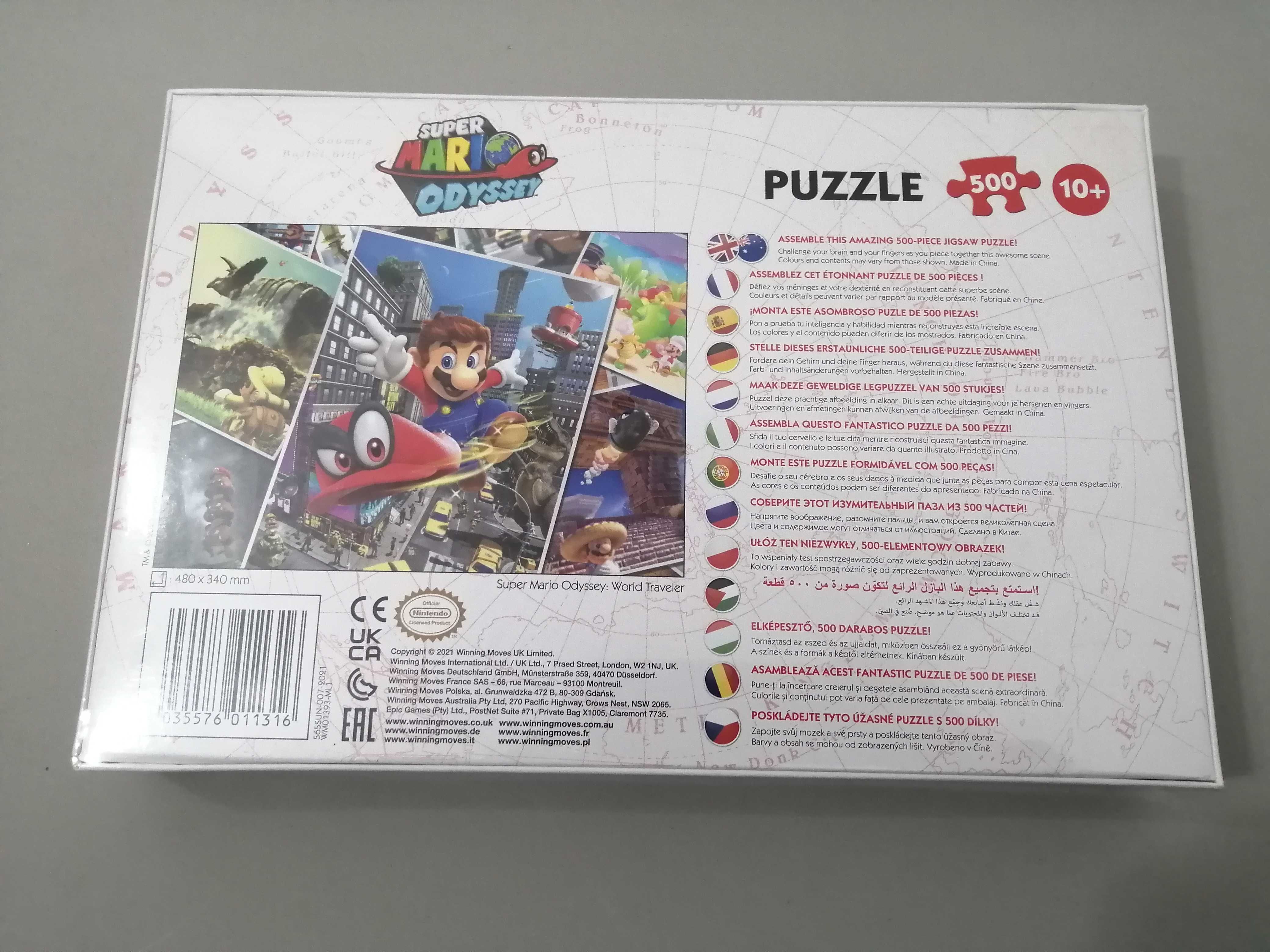 Puzzle Super Mário 500 peças