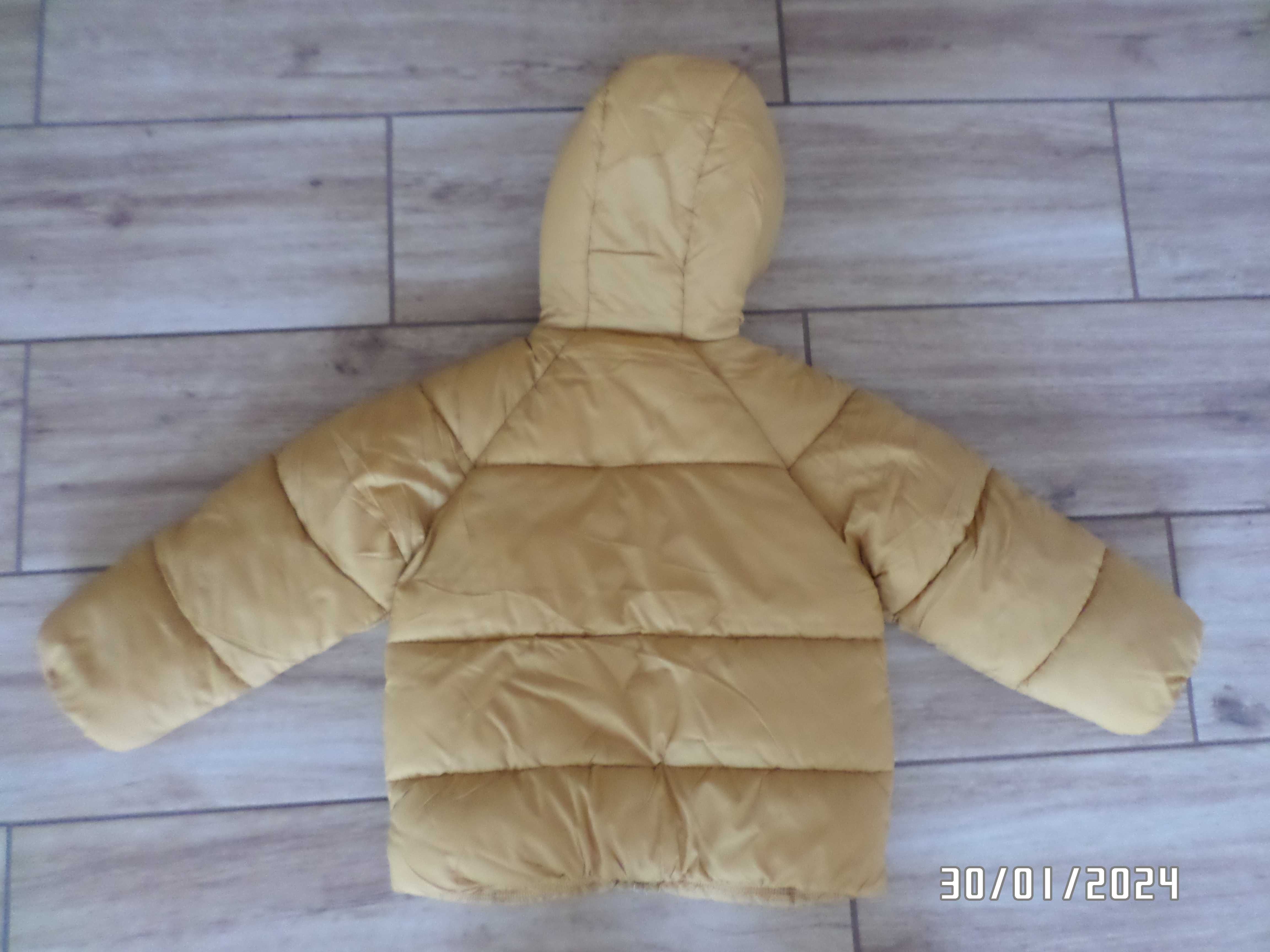 nowa pikowana kurtka-rozmiar-86cm