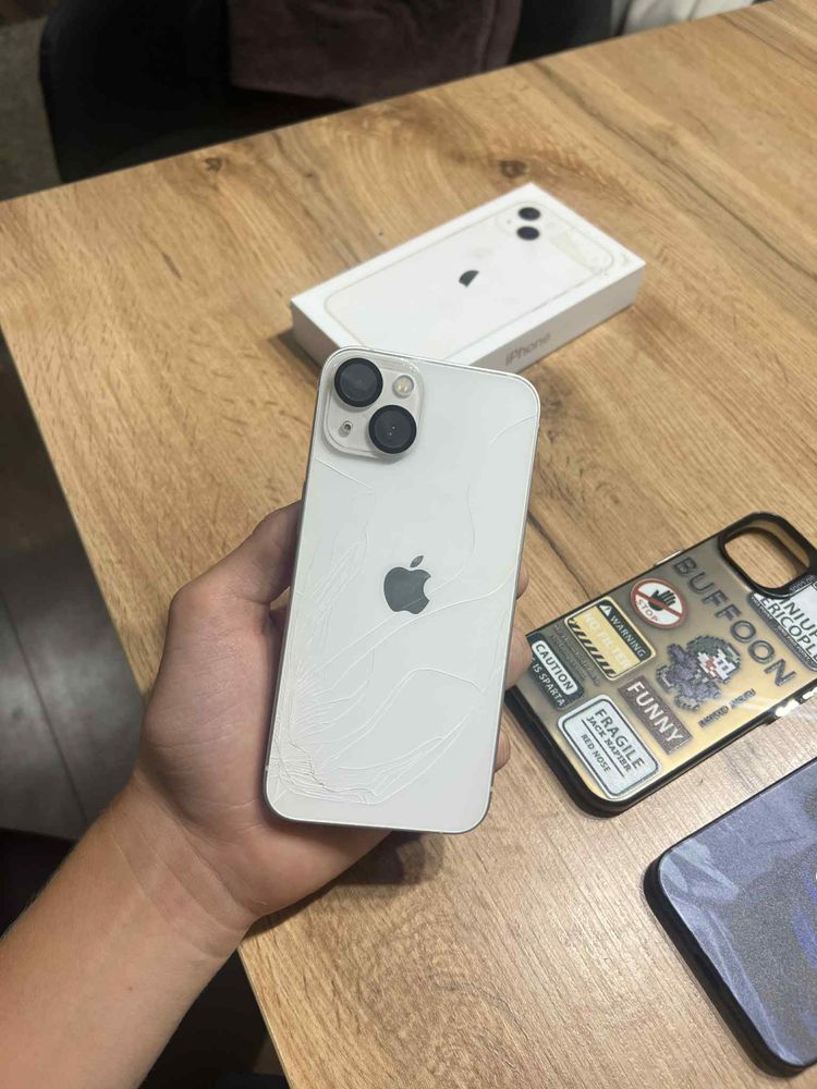 Iphone 13 biały 128gb starlight 86% zbity tył ładny OKAZJA!!
