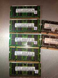 Оперативна пам'ять ноутбука SODIMM DDR2 2GB парна.