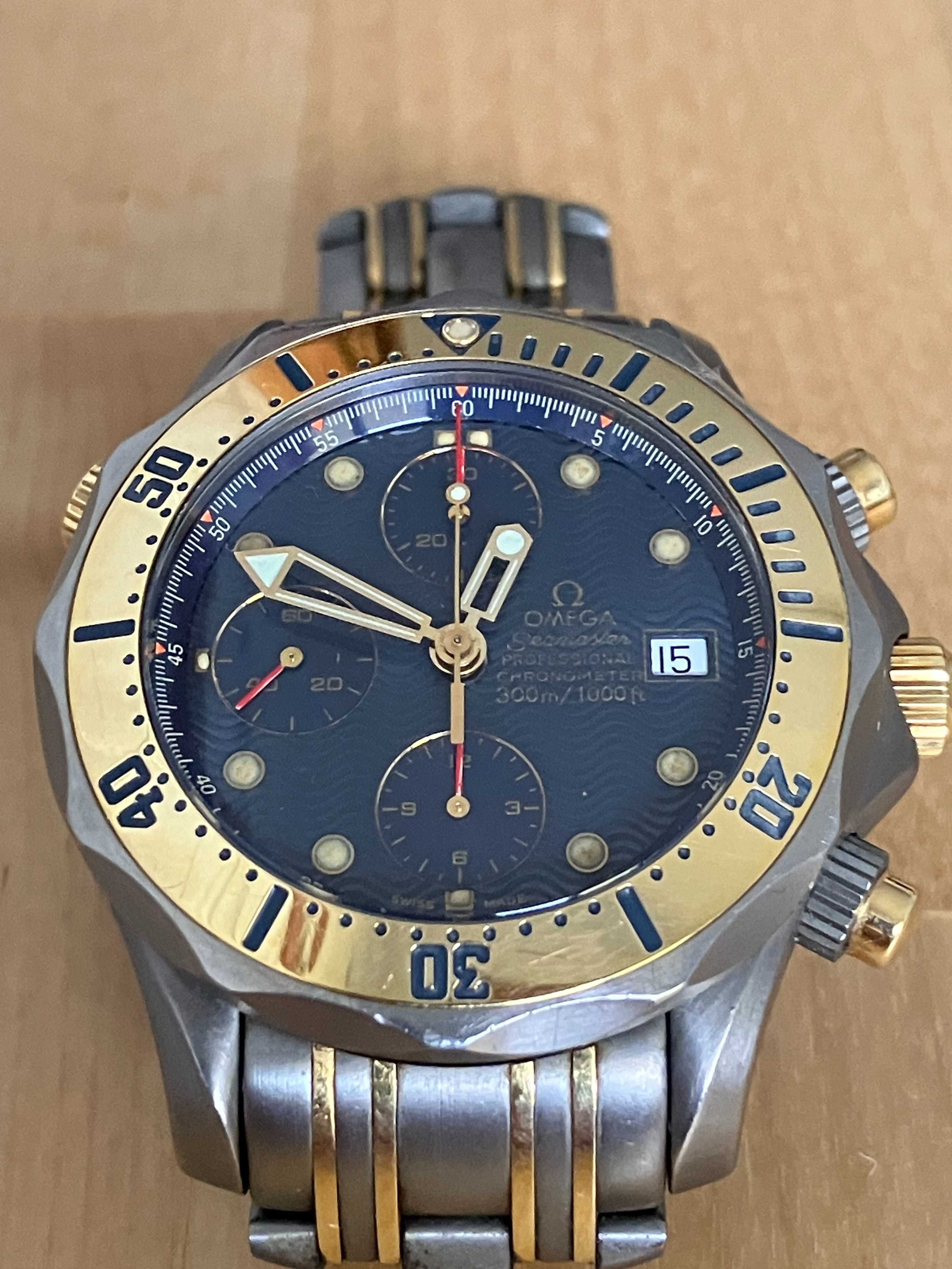 Omega Seamaster Cronógrafo Diver 300M Titânio